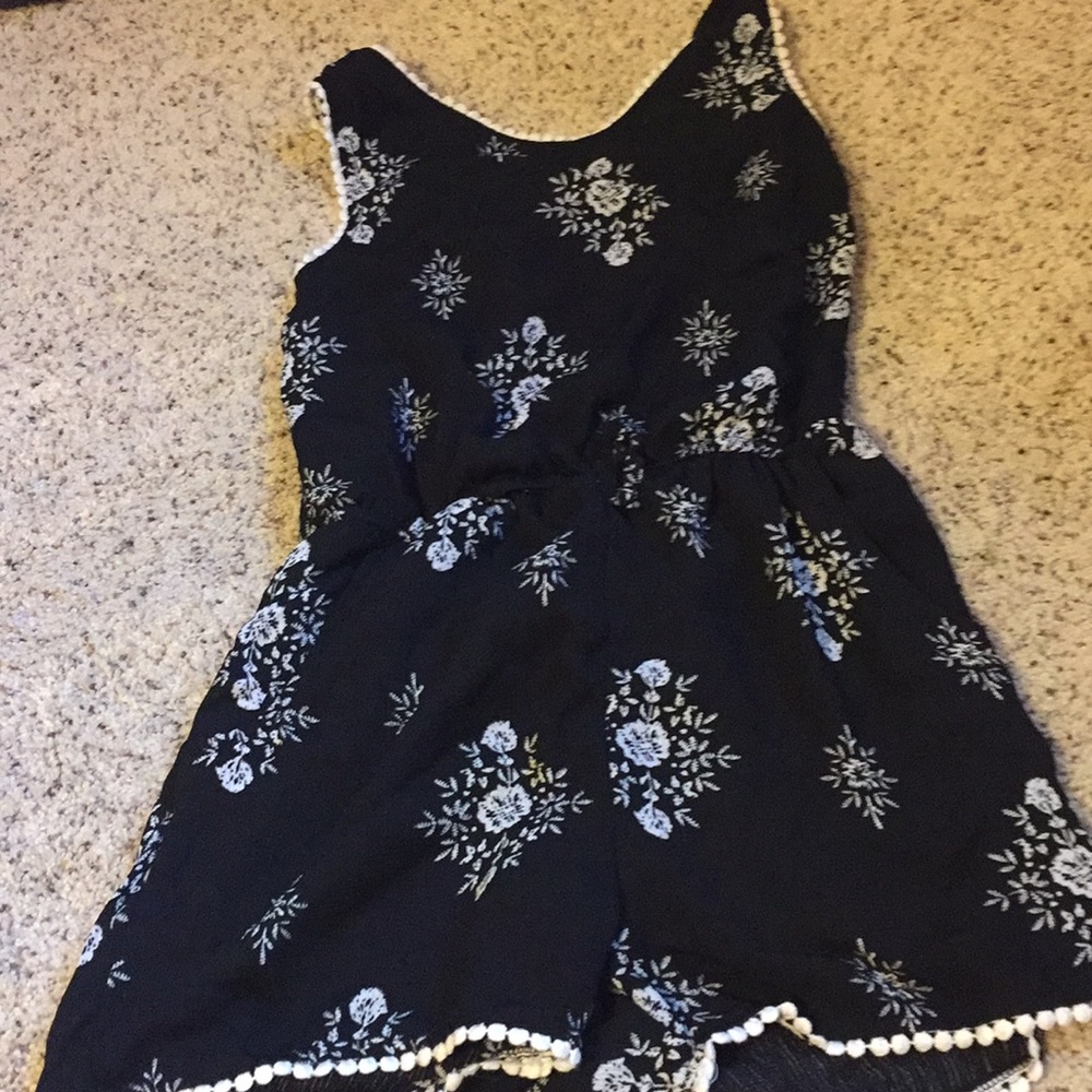 Floral romper.